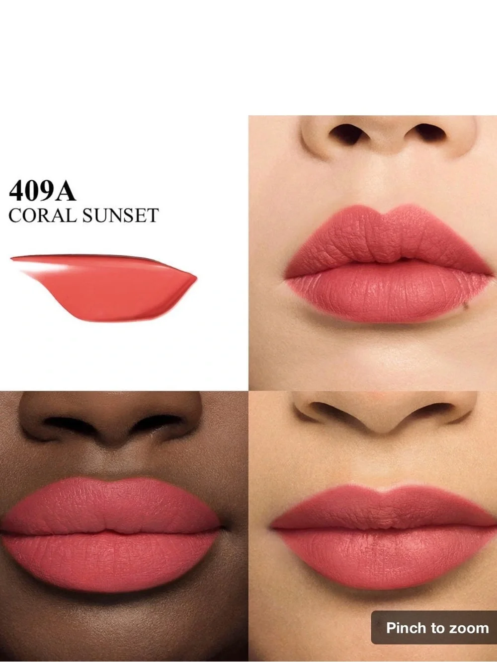 Valentino Liquirosso Blur Lip & Blush — Coral Orange - Picture 5 of 5